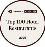 top 100 hotels resturents